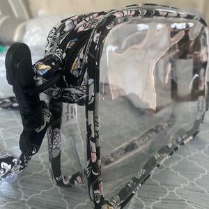 Vera Bradley clear cross body bag